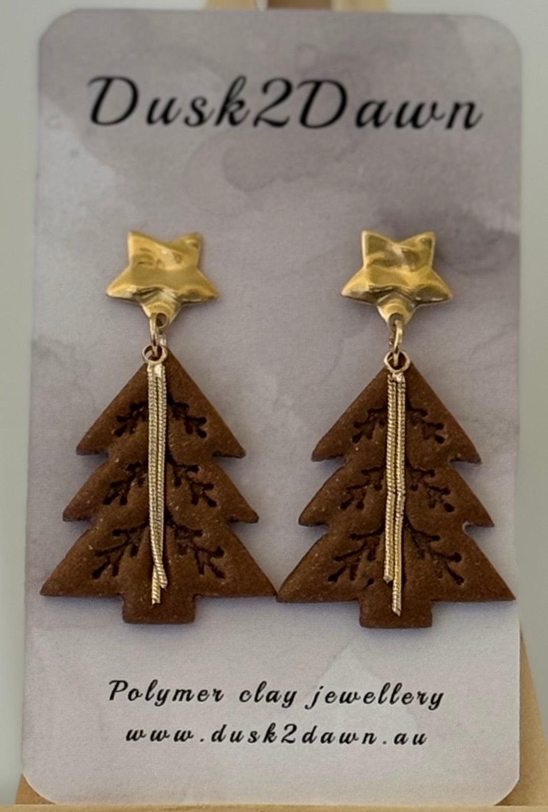 Christmas tree studded dangles- The Christmas Collection