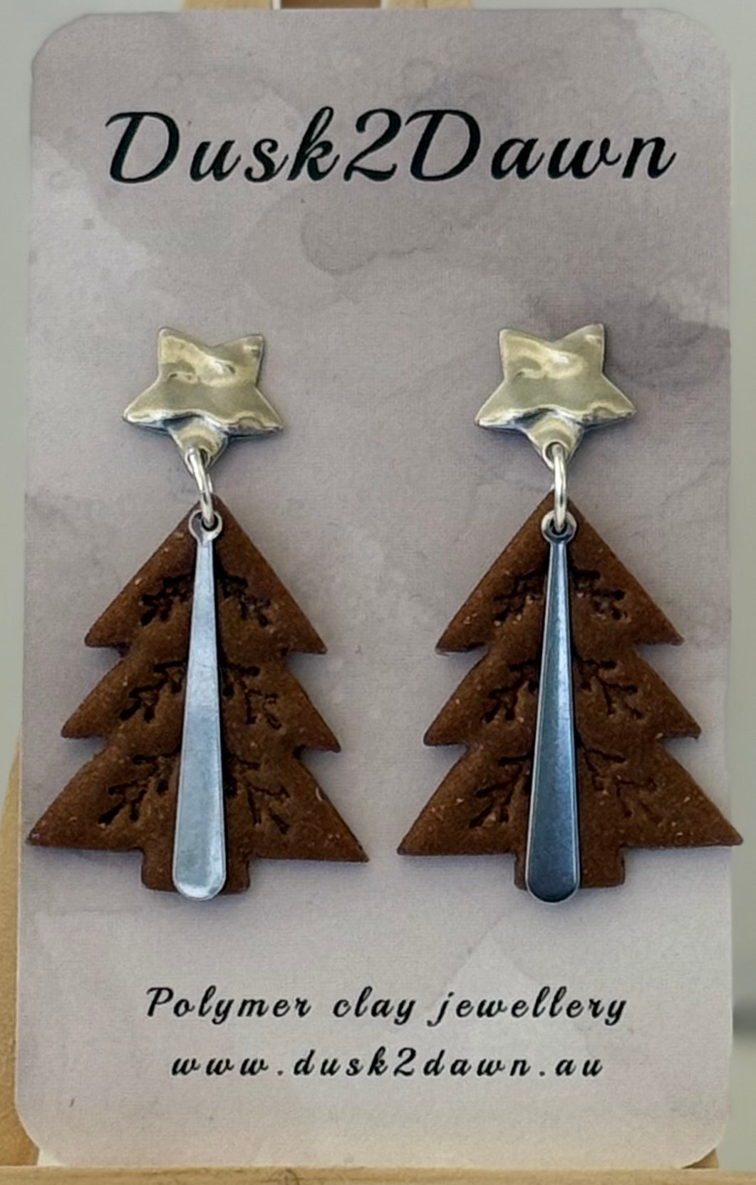 Christmas tree studded dangles- The Christmas Collection