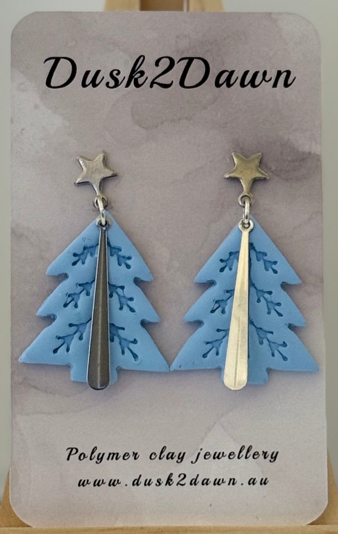 Christmas tree studded dangles- The Christmas Collection
