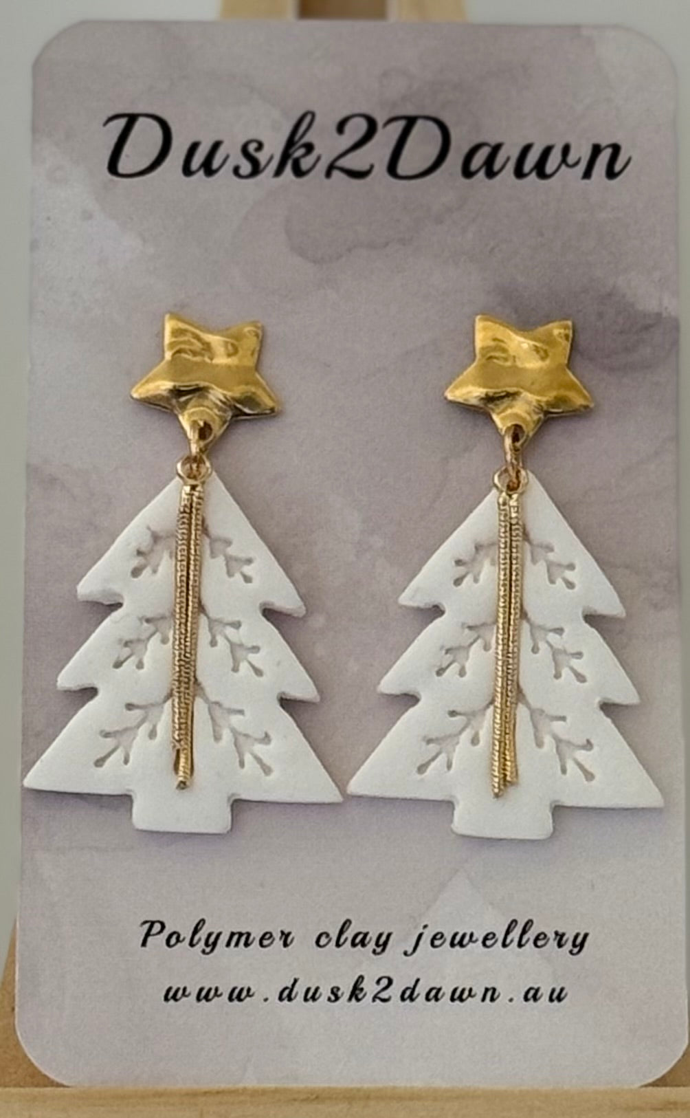 Christmas tree studded dangles- The Christmas Collection
