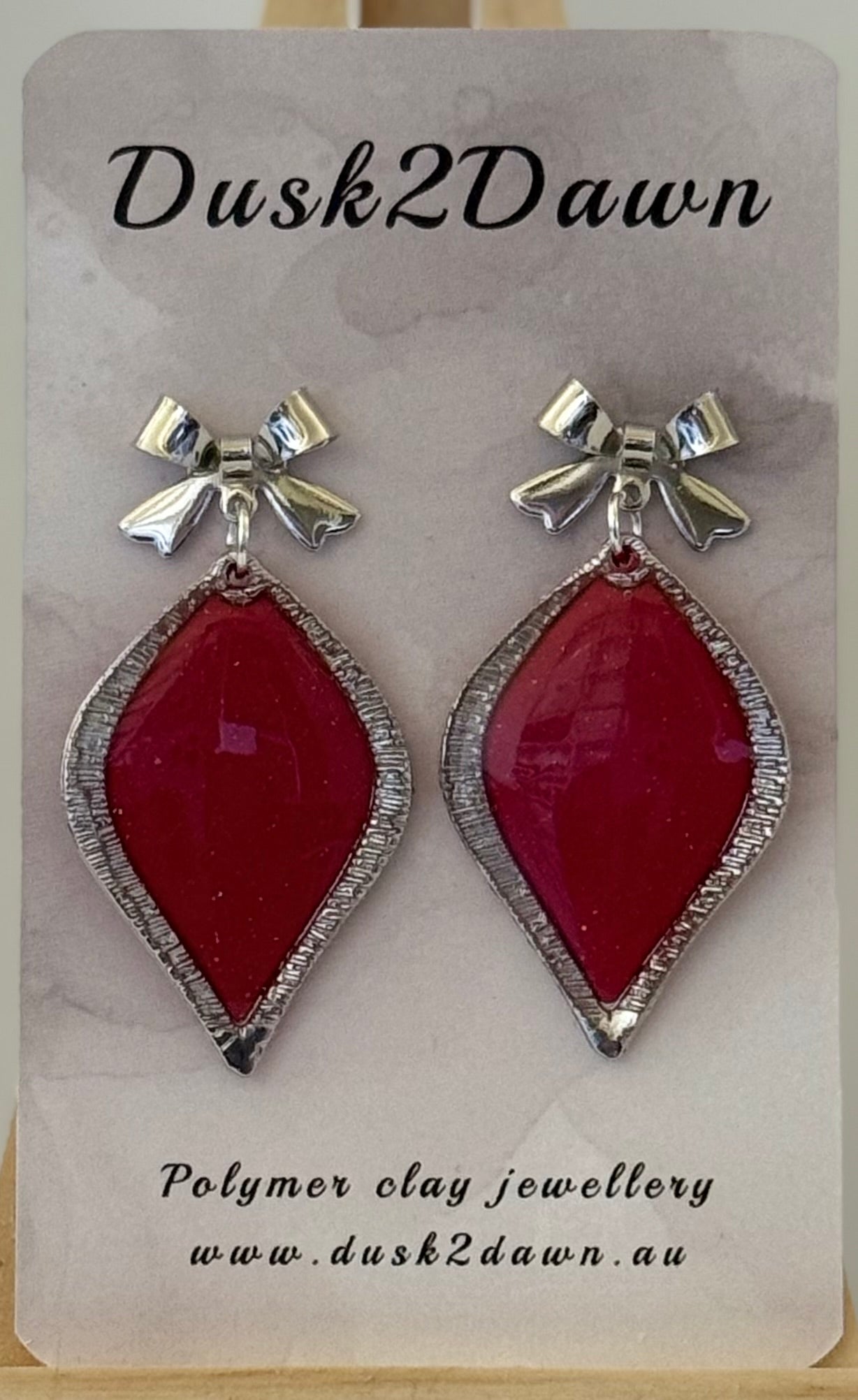 Bezelled bauble studded dangles- The Christmas Collection