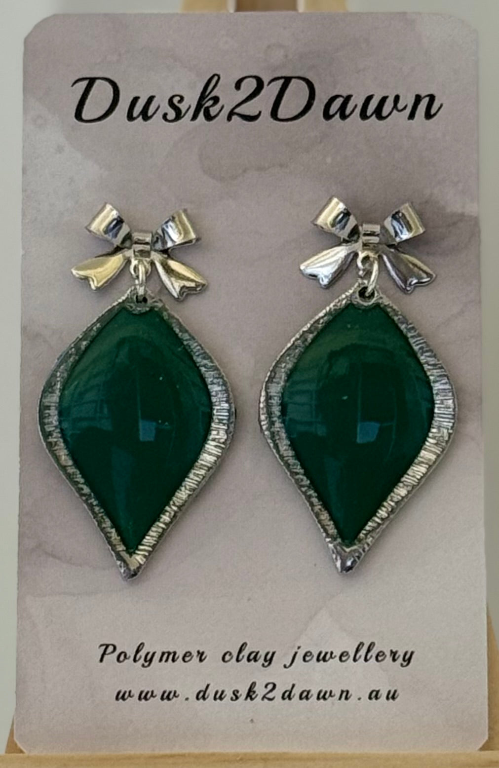 Bezelled bauble studded dangles- The Christmas Collection